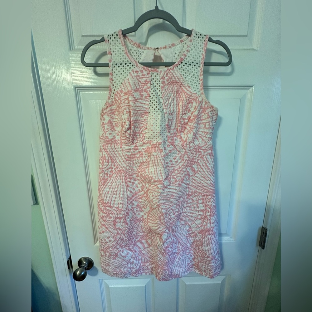 Pink and white Lilly Pulitzer dress
